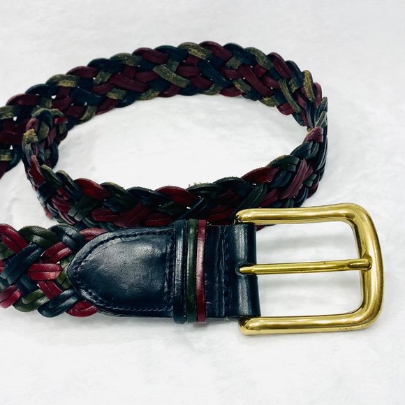 Vintage Lands' End Braided Belt - Size 26 - Picture 5 of 8
